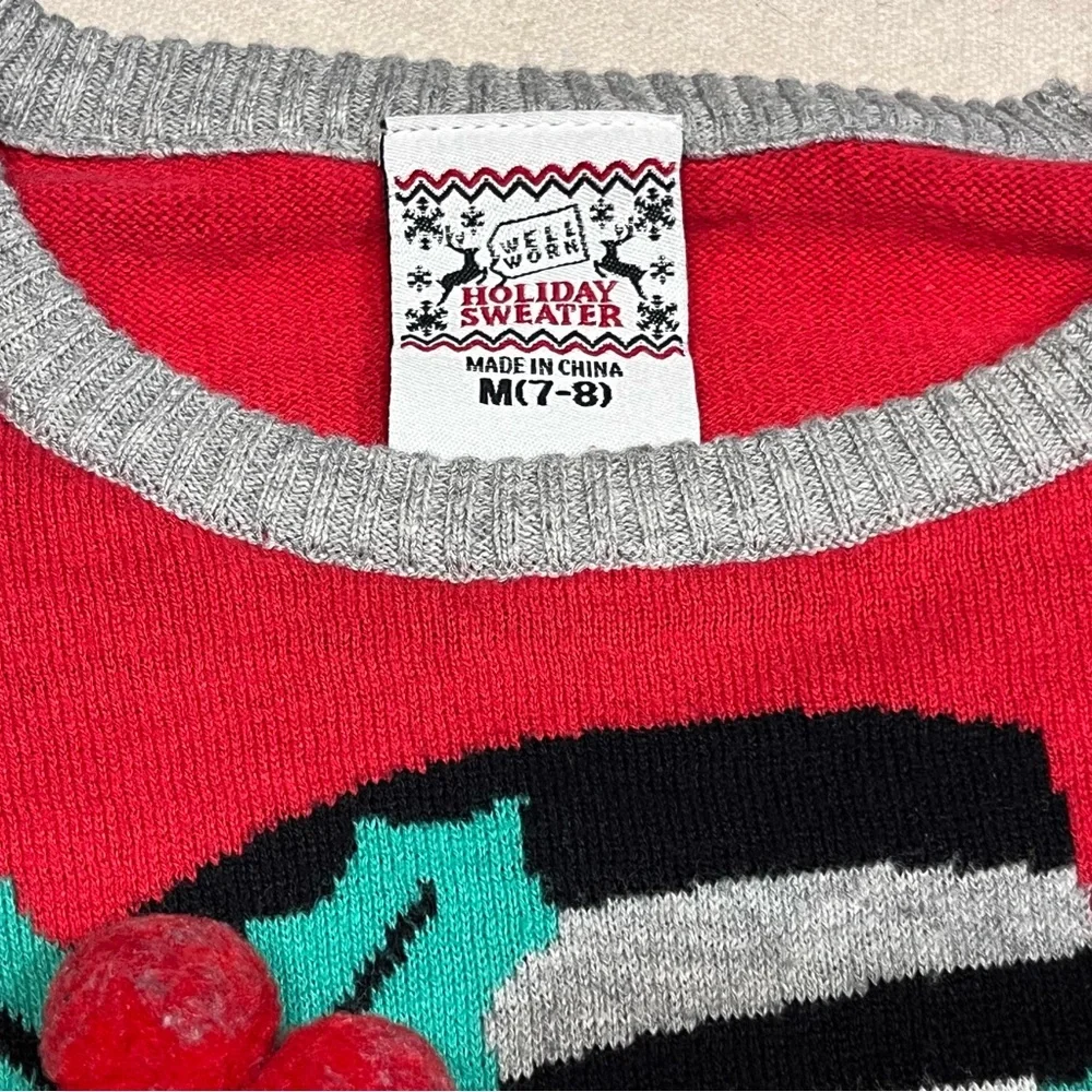 Kids Graphic T-shirt, Holiday Sweater & Hoodie Shirt Set - Size 7/8